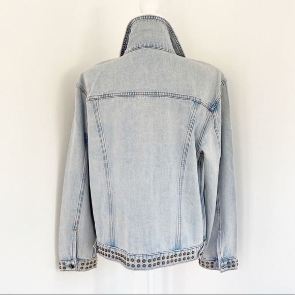 Good American Oversized Boyfriend Jean Jacket -NWT - Picture 5 of 9